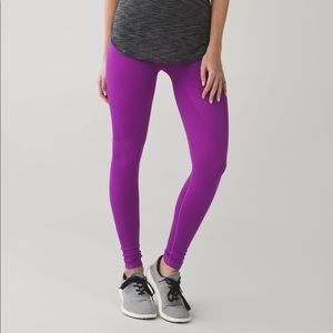 Lululemon zone in tights, tender violet - size 6